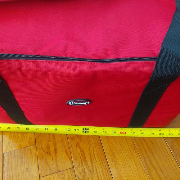 #1 Original Winware XXL Heavy Duty Pizza Food Delivery Bag 6*XLRed Messenger Bag - Picture 6 of 16